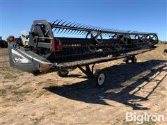 2016 MacDon FD75-S 35' Flex Draper Header W/Trailer 