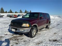 1997 Ford F150 4x4 Extended Cab Stepside Shortbox Pickup 