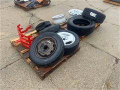 Tires, Rims & 8N Ford Bumper 