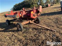 Massey Ferguson Windrower Pickup Head W/ Trailer 