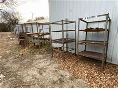 Shop Built Industrial Shelves 