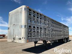 2005 Wilson PSADL-400P T/A Spread Axle Pig Trailer 