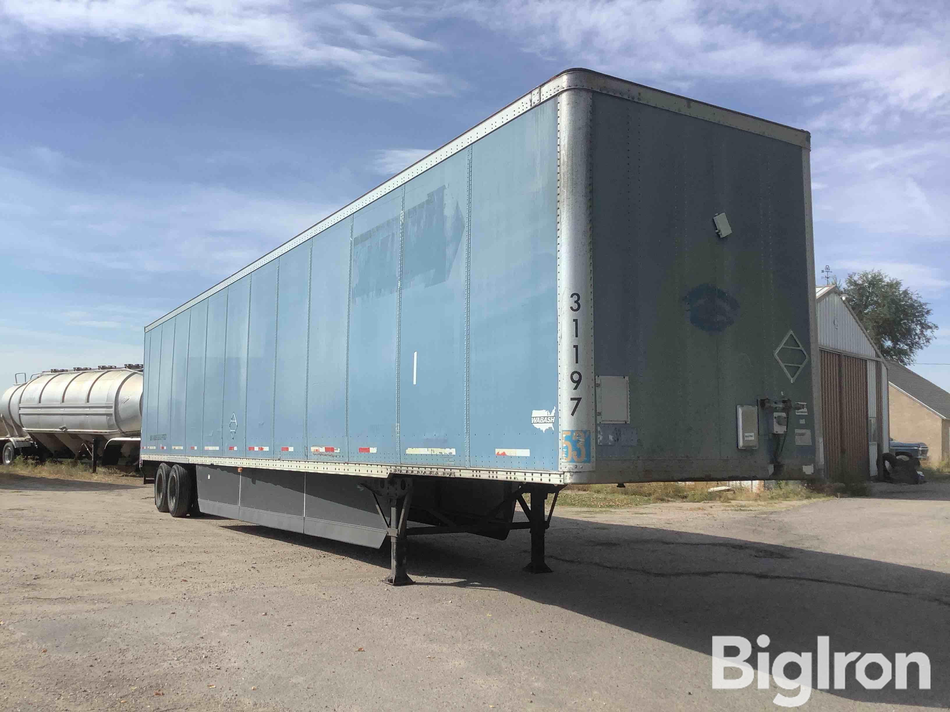 2004 Wabash DVCVHPC T/A Enclosed Van Trailer 