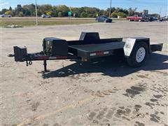 2000 Tow-Master 6’ 6” X 12’ S/A Tilt Trailer 