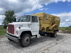 1989 Ford LN8000 S/A Feed Mixer Truck 