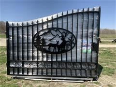2020 Great Bear 20' Bi-parting Wrought Iron Gate 