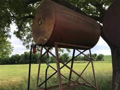 Fuel Barrel On Stand 