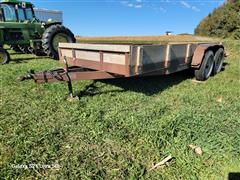 1992 Hull 18' T/A Flatbed Trailer 