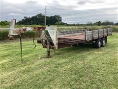 Homemade T/A Flatbed Gooseneck Trailer 