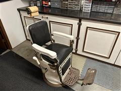 Emil J Paidar Antique Barber Chair 