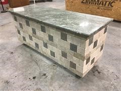 70” Granite Desk 