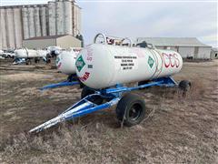 1000-Gallon Anhydrous Ammonia Tank 