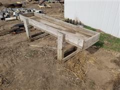 Wood Feed Bunk 