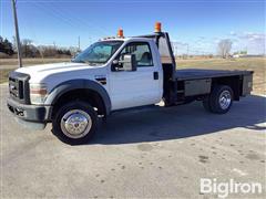 2008 Ford F550 XL Super Duty S/A Flatbed Truck 