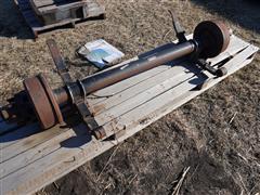 72" 8-Bolt Trailer Axle W/Spring Ride 