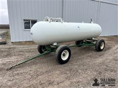 1000 Gallon Propane Tank On Running Gear 