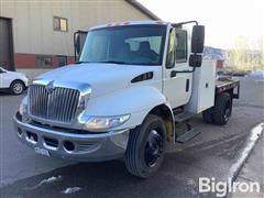 2007 International DuraStar 4300 S/A Flatbed Truck Tractor 