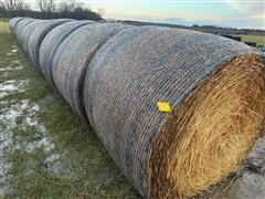 Net Wrapped Straw Bales (BID PER UNIT) 