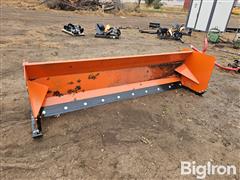 10' Snow Pusher Skid Steer Attachment 