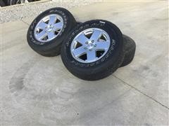 Jeep Aluminum Rims W/Tires 