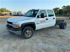 2001 Chevrolet Silverado 3500 4x4 Crew Cab & Chassis 