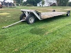 Lowboy Type Flatbed Trailer 