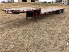 2007 Fontaine 47’ T/A Spread Axle Drop Deck Flatbed Trailer 