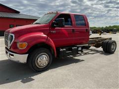 2003 Ford F650 XLT Super Duty S/A Crew Cab & Chassis 