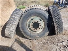 Goodyear G177 11.00R20 Tires On Rims 