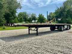 1992 Trailmobile F8AT-5JAA T/A 48' Flatbed Trailer 