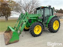 2003 John Deere 6420 MFWD Tractor 