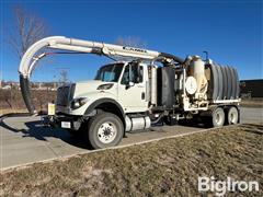 2009 International 7600 Camel Ejector 10 Yard T/A Combo Sewer Unit Truck 