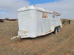 Shop Made Bumper Pull T/A Livestock Trailer 