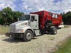 2022 Kenworth T370 S/A Feed Mixer Truck 