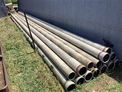 Aluminum 6” X 30’ Gated Irrigation Pipe 