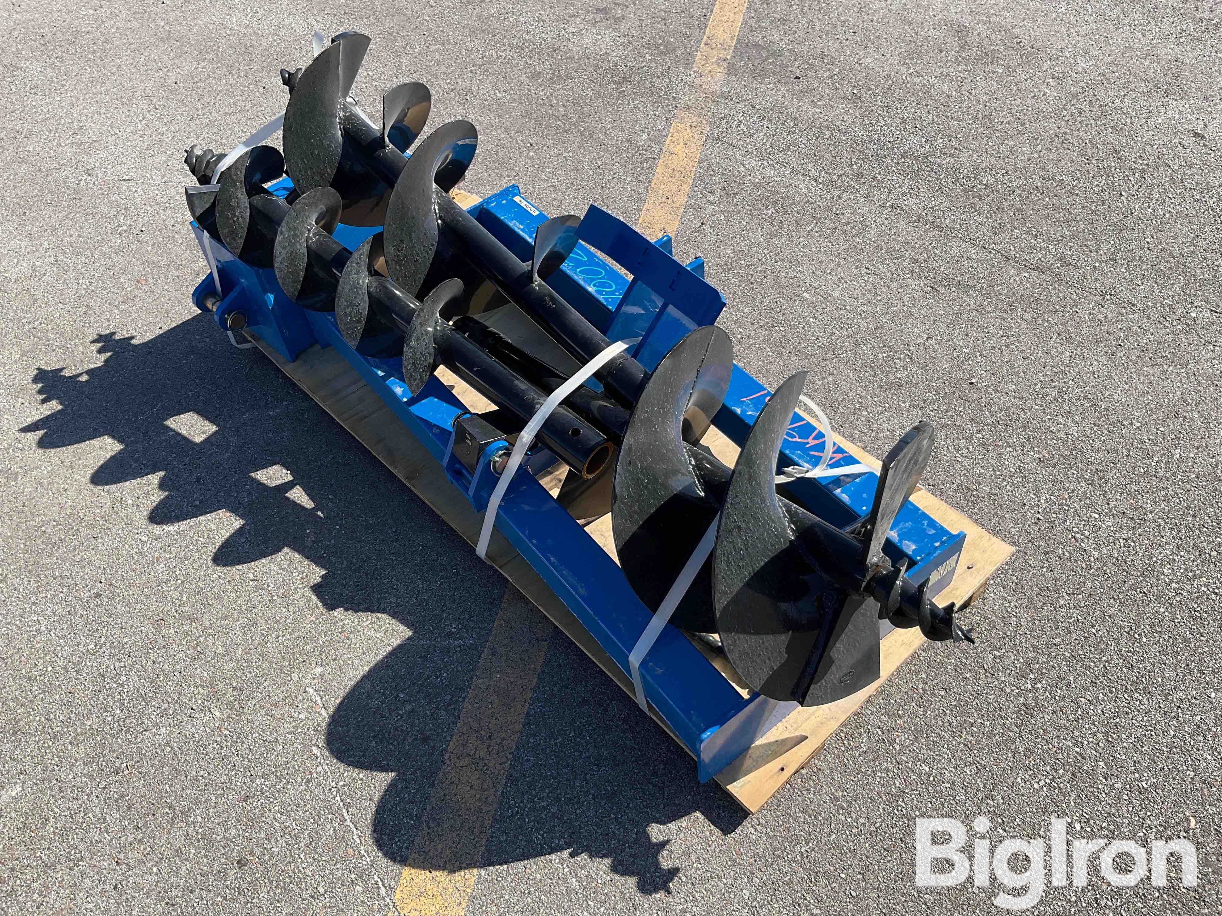 Skid Steer Post Hole Digger w/ 3 Augers 