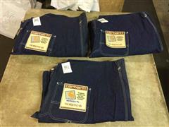 Carhartt 54x30 Denim Bib Overalls 