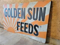 Golden Sun Feeds Sign 