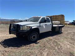 2009 Sterling Bullet 5500 4x4 Crew Cab Flatbed Pickup 