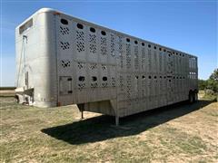 1983 Wilson PSDCL-102 T/A Livestock Trailer 