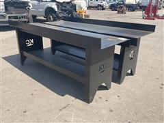 2022 Kit Containers 90" Industrial Steel Work Benches 