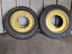 Mitas HC1000 380/105R50 Sprayer Tires On John Deere Wheels 