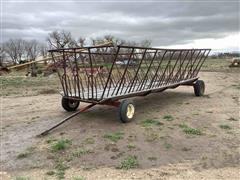 Custom Built Portable Feed Rack Wagon 