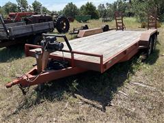 1991 Top Hand T/A Flatbed Trailer 