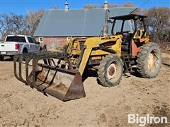 Allis-Chalmers 6060 MFWD Tractor W/DU-AL 205 Grapple Loader 