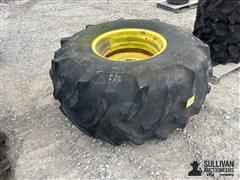 Goodyear 28L-26 Tire And Rim 