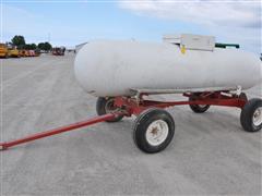 1,000 Gallon NH3 Tank On Running Gear 