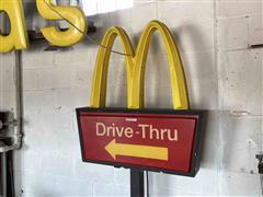 Mcdonald's Drive-thru Sign 