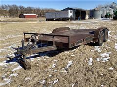 1996 Hull Trailer 16’ T/A Flatbed Trailer 