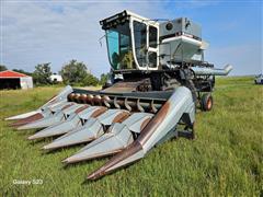 1983 Gleaner L3 Corn/Soybean Special Combine W/6R36 Cornhead 